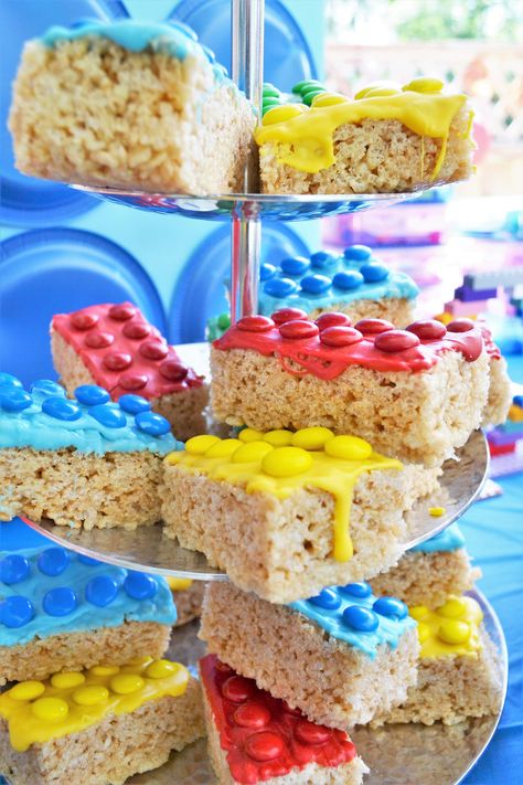 Lego Birthday Party Ideas, Lego Party Decorations, Lego Ninjago Party, Ninjago Birthday Party, Lego Themed Party, Lego Birthday Cake, Ninjago Birthday, Ninjago Party, Birthday Party Snacks