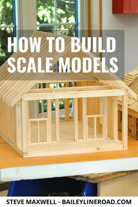 Scale Model Homes, Scale Model Architecture, Candy Decorations Diy, Scale Model Building, Model House, Model House Plan, Free Woodworking Plans, Wood Model, Architecture Design Concept