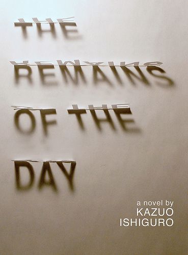 The Remains Of The Day, Remains Of The Day, Kazuo Ishiguro, Experimental Typography, Experimental Type, Typo Poster, Wall Signage, Graphic Book, Interior Signs