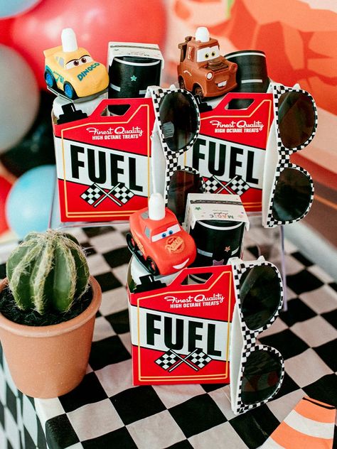 Cars Goody Bag Ideas, Pixar Cars Birthday Party Favors, Disney Cars Goodie Bag Ideas, Cars Birthday Favors, Lightning Mcqueen Birthday Party Decor, Cars Birthday Party Goodie Bags, 3 Year Birthday Theme Boy Cars, Pixar Cars 1st Birthday Party Ideas, Disney Cars Birthday Favors