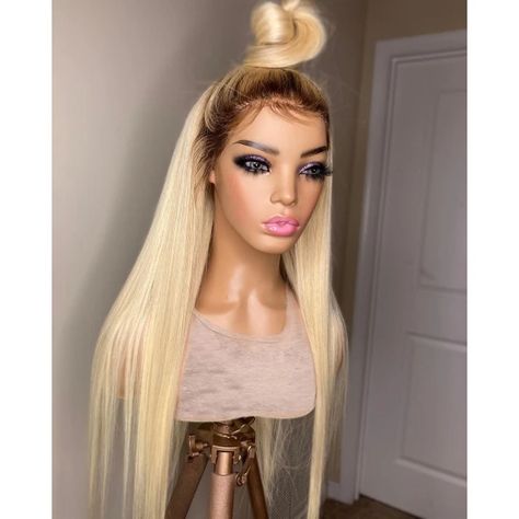 Just found this amazing item on AliExpress. Check it out! $44.10 54％ Off | 613 HD Lace Frontal Wig Human Hair Wigs Brown Root 613 Blonde Brazilian Virgin 13x4 Glueless Straight 4x4 Closure Wigs For Women Wig With Closure, Blonde Brazilian, Trendy Bodysuits, Balayage Blond, Trendy Bottoms, Trendy Leggings, Hd Lace Frontal, Remy Hair Wigs, 613 Blonde