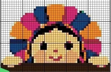 Mexican Pixel Art, Pony Bead Crafts, Mexican Doll, Mexican Culture Art, Cross Stitch Heart, Mexican Culture, Mexican Art, Craft Time, Loom Beading