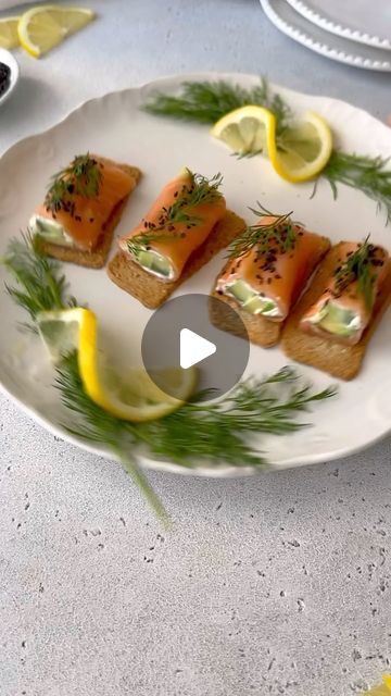 Food on Instagram: "Smoked Salmon Rollups 🤤

Ingredients: 

Smoked salmon slices
Cream cheese
Dill
Lemon zest + lemon juice
Salt and pepper
Cucumber
Avocado
Black sesame seeds
Crackers

Enjoy! 😊" Seeds Crackers, Afternoon Tea Recipes, Cucumber Avocado, Black Sesame Seeds, Black Sesame, Hors D'oeuvres, Roll Ups, Smoked Salmon, Tea Recipes