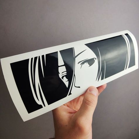 Anime car decal, JDM decal, Anime car sticker, Anime peeker sticker, Macbook decal Anime Peeker, Car Sticker Ideas, Peeker Sticker, Sticker Macbook, Anime Decals, Anime Car, Macbook Decal, Anime Stickers, Car Decals Vinyl