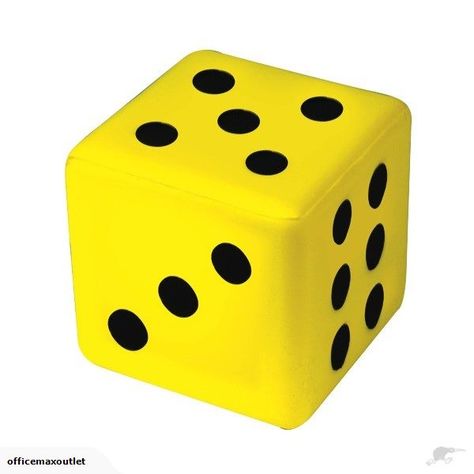 This is a easy to manipulate and read, giant dice made from firm rubber foam. Giant Dice, Dice Games, Board Games, Card Games, Auction, Toys