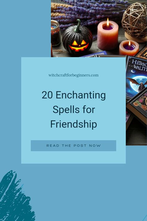 Discover 20 enchanting spells designed to boost friendship and strengthen community bonds. Each spell offers unique ingredients and rituals for manifesting deeper connections and supporting your relationships with magic. Ideal for beginners, these spells can be easily incorporated into your daily practice. Whether you want to attract new friends or enhance your existing relationships, our easy-to-follow instructions will ensure you create a warm spirit of support among your loved ones. Dive into the world of friendship magic and enrich your social life today! Enchanting Spells, Witchcraft Movie, Witchcraft Shop, Unique Ingredients, Spells And Potions, Powerful Spells, Spell Designs, Witchcraft Spells, Witchcraft For Beginners