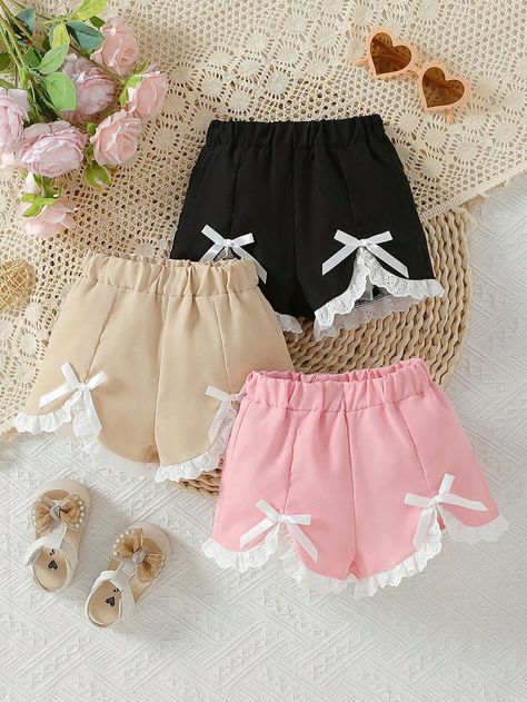 Outfits For Kids, Shorts For Kids, Girl Shorts, Kids Dress Wear, Traditional Indian Dress, Baby Girl Shorts, Cute Dress Outfits, Plain Shorts, Kids Designer Dresses