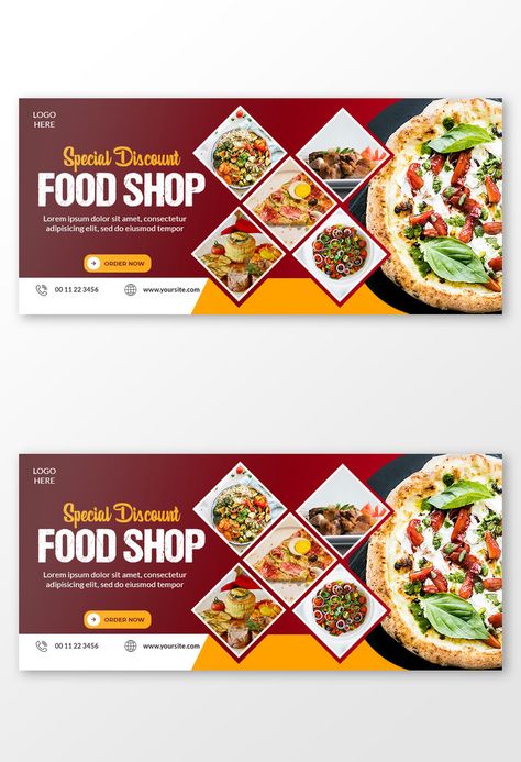 Special Discount Food Shop Facebook Cover Design Templates#pikbest#Templates#Others Shop Banner Design, Website Slider, Cover Photo Design, Flex Banner Design, Food Discount, Banner Design Inspiration, Facebook Cover Design, Food Banner, Facebook Cover Template