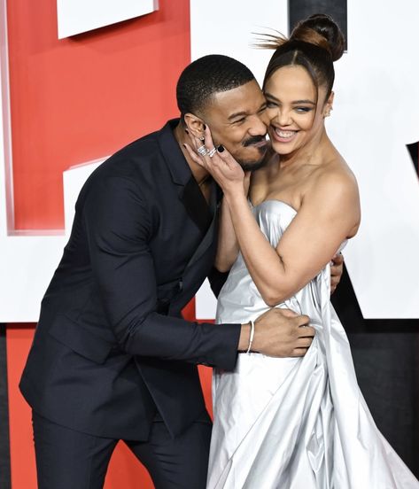 Adonis And Bianca, Famous Celebrity Couples, Michael Bakari Jordan, Black Couple Art, Marriage Photos, Regular People, Michael B Jordan, Tessa Thompson, Black Couples Goals