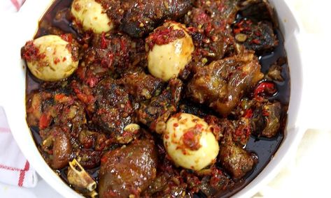 Ayamase Stew Recipe, Ofada Stew Recipe, Ayamase Stew, Ofada Stew, Paprika Peppers, All Nigerian Recipes, Nigerian Stew, Paprika Pepper, Nigerian Recipes