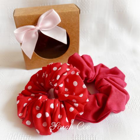 Evening! Here's another gift set idea I've put together ahead of my Christmas fairs this month. A pair of scrunchies in a little gift set. At only £5 each I think they'll be a popular choice, and perfect as a Secret Santa, gift for the Christmas table or stocking filler gift too! X #handmadescrunchies #scrunchiegiftset #giftsforher #handmadehairaccessories #giftsforgirls #stockingfillergiftideas #SecretSantagifts #Christmastablegifts #giftsforfriends Stocking Filler Gifts, Secret Santa Gift, Handmade Hair Accessories, Stocking Filler, Secret Santa Gifts, Stocking Fillers, Secret Santa, Christmas Table, Gifts For Girls