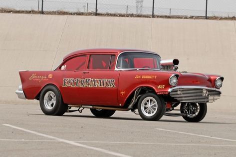 1957 Chevrolet Gasser Passenger Side Chevrolet Car, 1957 Chevy, Chevrolet Cars, Chevy Muscle Cars, 57 Chevy, Vintage Drag Racing, 55 Chevy, Old Race Cars, Custom Muscle Cars