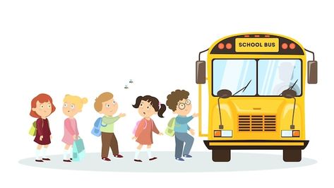 Work Background, Kids Bus, Bus Cartoon, Animation Schools, Nursery Teacher, School Illustration, School Cartoon, Male Teacher, Human Body Systems