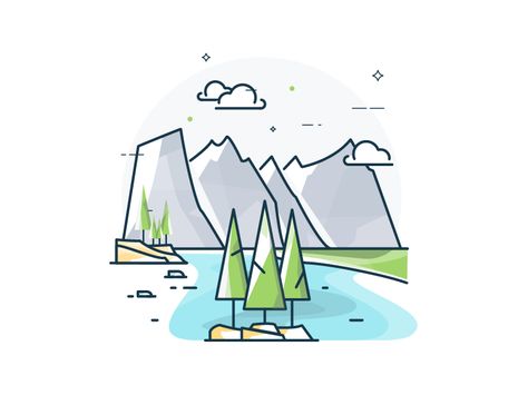 Moraine Lake Banff National Park by Vy Tat #Design Popular #Dribbble #shots Moraine Lake Canada, Van Wrap, Moraine Lake, Best Icons, Bujo Inspiration, Parking Design, Banff National Park, Botanical Drawings, 로고 디자인