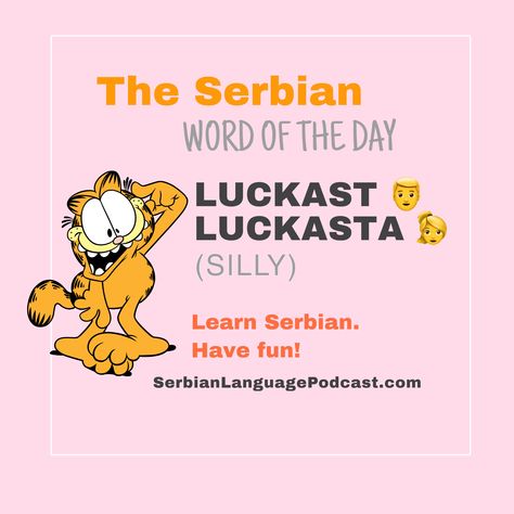 Learning Serbian, Learn Croatian, Learn Serbian, Croatian Language, Serbian Language, World Languages, Language Study, Word Of The Day, Language Learning