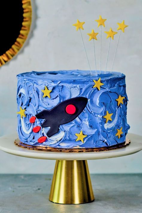 Rocket Cake, Savory Cakes, Cake Kit, Space Birthday Party, Zucchini Cake, Salty Cake, Magic Cake, Beautiful Birthday Cakes, Space Birthday