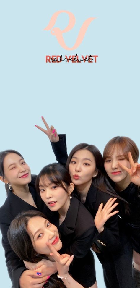 #RedVelVet #Wallpaper Red Velvet Group Photo Wallpaper, Red Velvet Kpop Wallpapers, Aespa And Red Velvet, Redvelvet Wallpaper, Red Velvet Wallpaper, Aesthetic Pleasing, Velvet Wallpaper, K Wallpaper, Group Pics