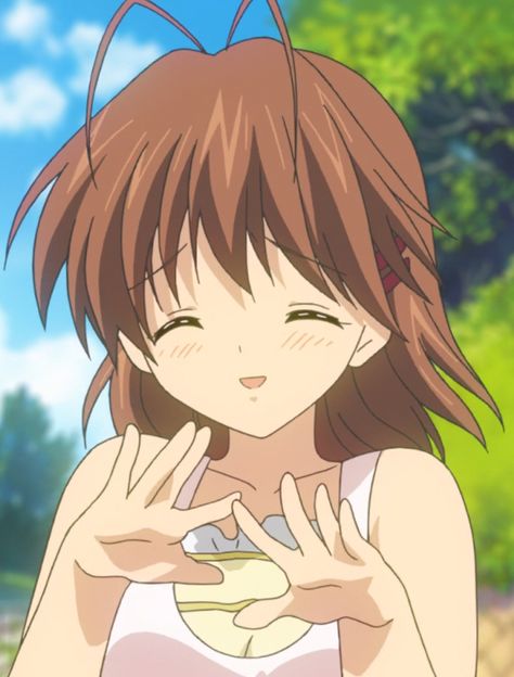 Furukawa Nagisa Nagisa Furukawa, Clannad Anime, Clannad After Story, Clothes Anime, Adventure Time Characters, Anime Shirts, Kyoto Animation, Anime Clothing, Anime Clothes