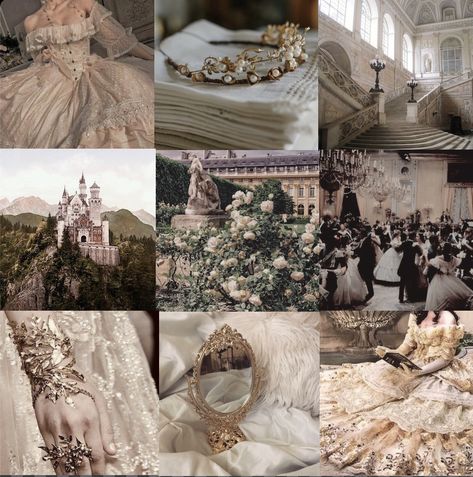 #princess #princesses #princessaesthetic #princessmoodboard #royal #royalty #queen #queens #aesthetic #aestheticboard #moodboard #TheSkyisBlonde Lena Core, Vintage Princess Aesthetic, Royal Aesthetics, 19th Century Aesthetic, Fae Aesthetic, Royalcore Aesthetic, Royalty Core, Spring Court, Kawaii Clothes Goth