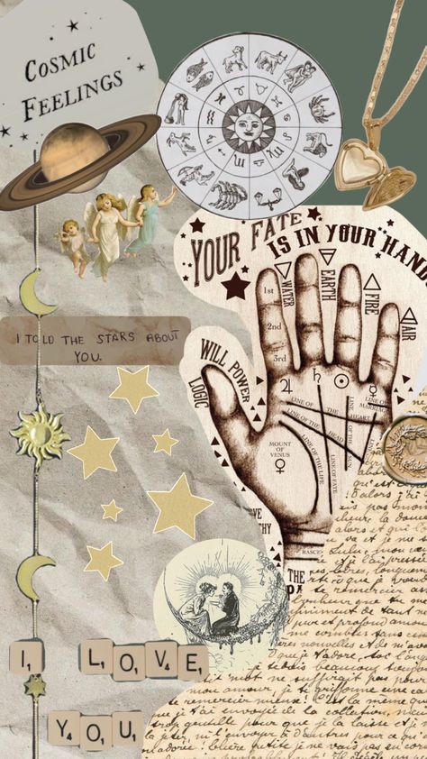 Astrology Signs Aesthetic, Vintage Astrology Aesthetic, Astrology Asthetic Picture, Astrology Scrapbook, Astrology Girl Aesthetic, Zodiac Astethic, Astrologist Aesthetic, Astrologer Aesthetic, Astrology Art Vintage