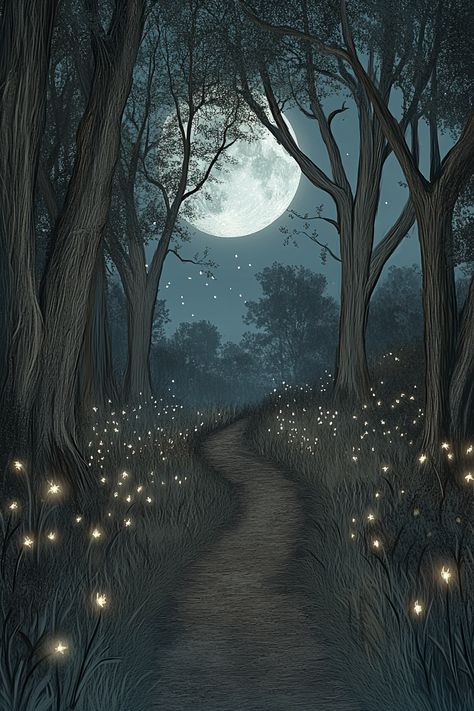 Transform your home with enchanting wall art ideas! This mesmerizing moonlit forest path print adds a touch of magic and tranquility to any room. Perfect for nature lovers and dreamers alike. Explore our collection today and elevate your space! #wallartideas #homedecor #natureart Moonlit Forest, Wall Art Ideas, Forest Path, Nature Lovers, Nature Lover, Nature Art, The Dreamers, Art Ideas, Forest