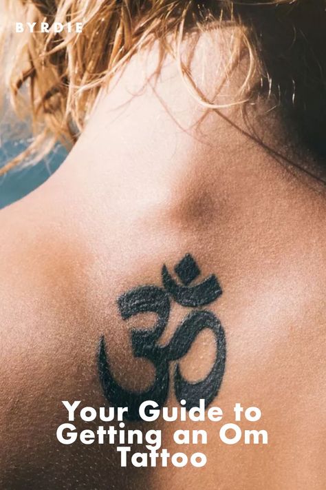 Om Tattoo Symbol Of Calmness Tattoo, Sacred Om Tattoo, Ohm Tattoo Women, Om Tattoo Design Women, Calm Tattoo Ideas, Om Tattoo Meaning, Om Meaning, Calm Tattoo, Om Wrist Tattoo