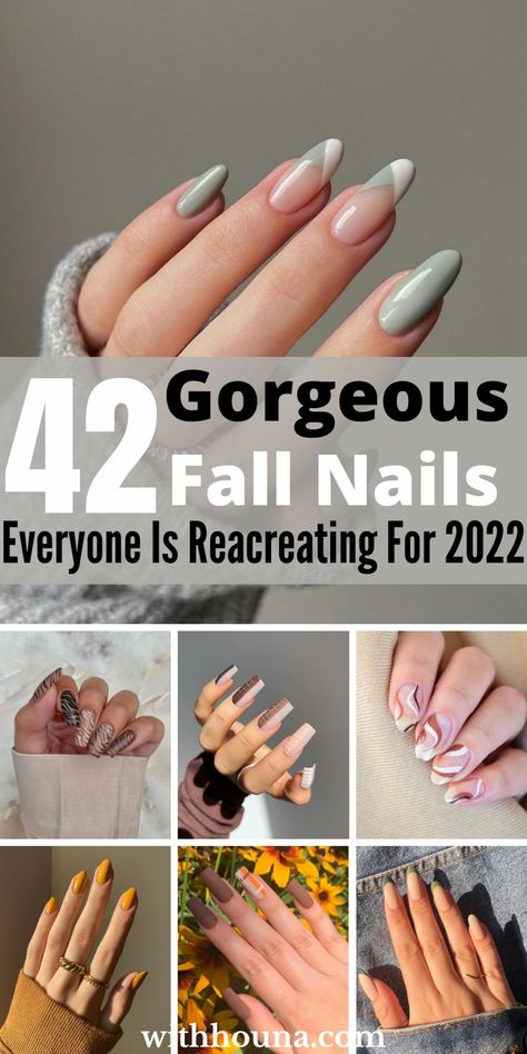 42 Gorgeous Fall Nails Everyone is Recreating For 2022 November Nail Designs, Woman Tips, Classy Nail, Lipstick Hacks, Trendy Shades, Simple Fall Nails, September Nails, November Nails, Fall Nail Trends