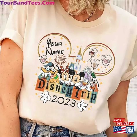 Disney Trip 2023 Custom Name Family Shirt Walt World Disneyworld Classic T-Shirt Check more at https://tourbandtees.com/product/disney-trip-2023-custom-name-family-shirt-walt-world-disneyworld-classic-t-shirt/ Disney Tshirts Family Vacations, Yaya Shirts, Disney Family Vacation Shirts, Outfit Disney, Disney 2024, Family Disney Trip, Disney Family Vacation, Family Vacation Shirts, Pinturas Disney