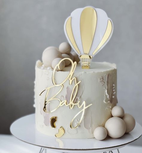 Cloud Gender Reveal Cake, Gender Cake Ideas, White Gender Reveal Cake, Neutral Gender Reveal Cake, Unisex Baby Shower Cakes, Gender Reveal Cake Ideas, Baby Shower Cakes Neutral, Safari Baby Shower Boy, Baby Shower Cake Designs