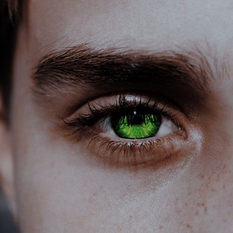 Glowing Green Eyes Aesthetic, Green Eyes Aesthetic Male, Prince Charming Aesthetic, Green Eyes Male, Green Eyes Aesthetic, Glowing Green Eyes, Immortals After Dark, Bright Green Eyes, Faerie Aesthetic