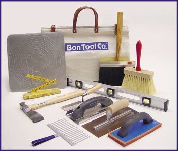 Bon Tool Co. Tool Kit Plasterers Concrete Flooring, General Construction, Decorative Concrete, Concrete Decor, Drywall, Tool Kit, Flooring, Tools, Home Decor