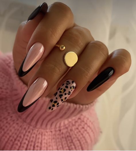 Fall Nails Trendy, Trendy Fall Nails, Leopard Nail Designs, Unghie Sfumate, Wow Nails, Work Nails, French Acrylic Nails, Leopard Nails, Cute Gel Nails