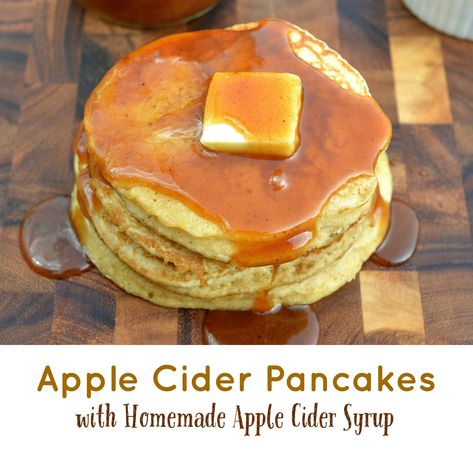 Cider Syrup Recipe, Apple Cider Syrup Recipe, Apple Cider Recipes, Apple Cider Pancakes, Cider Recipes, Apple Cider Syrup, Apple Cider Recipe, Homemade Apple Cider, Breakfast Ingredients