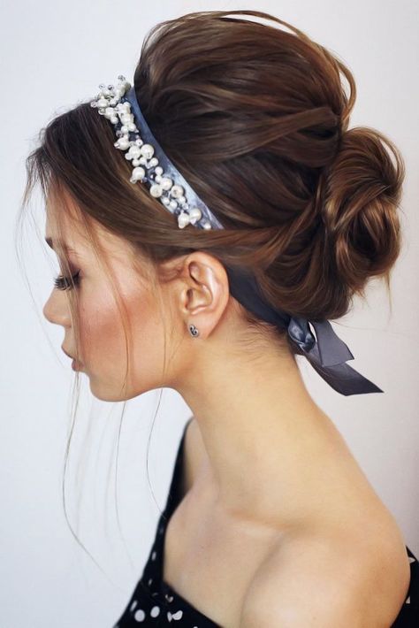 Voluminous Twisted Updo With Headband #longhair #updo ❤ How about you to learn how to do updo hairstyles for long hair yourself? Easy tutorials, casual and formal ideas, French twists, messy braided updos and plenty of inspo are here! ❤ #lovehairstyles #hair #hairstyles #haircuts Updo Hairstyles For Long Hair, Updo With Headband, Easy Updos For Long Hair, Braided Updos, Formal Ideas, French Twists, Twisted Updo, Easy Updos, Updo Hairstyles