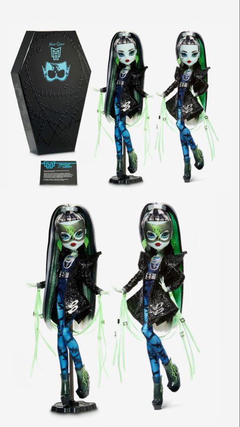 Frankie Costume Monster High, Frankie From Monster High Costumes, Monster High Characters Frankie, Monster High Fan Art Frankie, Monster High Dolls Frankie, Monster High Gen 1 Dolls, Moster High, Monster High Dolls, Monster High