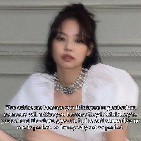 tags : #jennie #kpop #quotes #kpopquotes #idols #motivation #perfect don't repost !! ❌ Kpop Idols Motivational Quotes, Kpop Idol Quotes, Jennie Quotes, Comeback Jokes, Pop Quotes, No One Is Perfect, Kpop Quotes, Need Motivation, Pop Songs