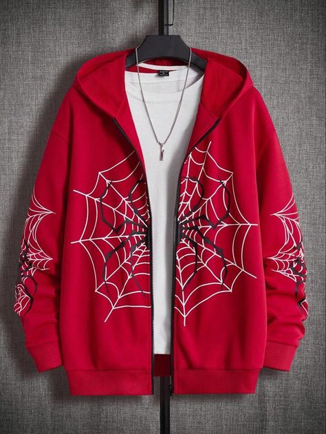 Deadpool Hoodie, Marvel Jacket, Spiderman Outfit, Oregon Life, Maroon Jacket, Marvel Clothes, Drop Shoulder Hoodie, Hooded Cardigan Sweater, Hooded Cardigan