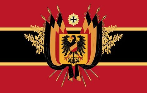 Alternate German Flag, German Empire Flag, Empire Flag, Earth Flag, Relation Ship, Heraldry Design, New Republic, Historical Flags, Best Flags