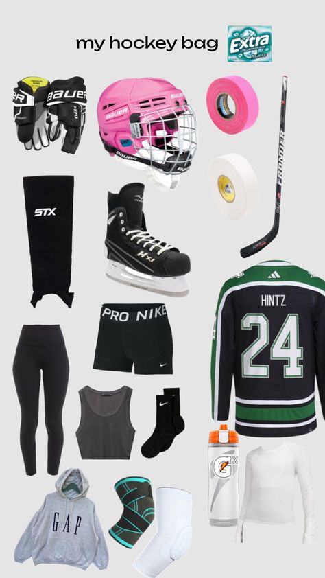 my hockey bag! #sports #hockey Hockey Bag, Ice Hockey, Your Aesthetic, Connect With People, Creative Energy, Hockey, Energy, Sports