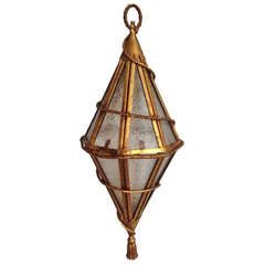 Tassled Venetian Hanging Lantern Medieval Candle, Modern Lanterns, 1st Dibs, Lantern Design, Vintage Lanterns, Antique Keys, Hanging Lanterns, Hanging Light, Beads And Wire