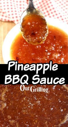 Pineapple Bourbon Bbq Sauce, Hawaiian Sauce Recipes, Pineapple Barbecue Sauce, Pineapple Bbq Sauce Recipe, Hawaiian Bbq Sauce, Barbecue Sauce Recipe Easy, Pineapple Bbq Sauce, Bbq Sauce Homemade Easy, Condiments Recipes