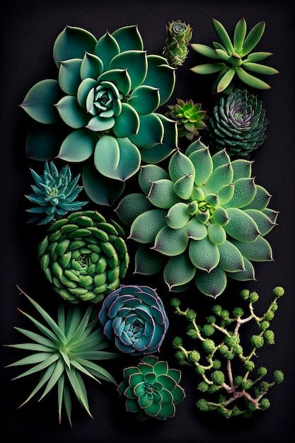 Houseplant succulents top view | Premium Photo #Freepik #photo #succulent-plant #succulent #cacti #small-plant All Shall Be Well, Succulents Wallpaper, Succulent Photography, Cactus Pictures, Flowering Succulents, Succulent Art, Aesthetic Garden, Plant Book, Garden Aesthetic