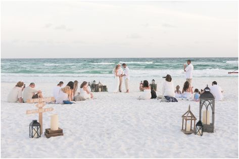 beach wedding ideas, beach wedding decor, lanterns    Santa Rosa Beach Destination Wedding | Destin FL Wedding Photographer | Kaity & Tanner - http://www.kimchristopherphotography.com Budget Beach Wedding, Beach Wedding Decorations Reception, Simple Beach Wedding, Beach Wedding Flowers, Beach Wedding Inspiration, Beach Ceremony, Beach Wedding Decorations, Wedding Forward, Beach Theme Wedding