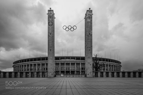 Berlin Olympic Stadium 1936 by polomemp Olympic Stadium Design, Seoul Olympic Stadium, Berlin Olympics, Berlin Olympics 1936, 1936 Olympics, 1984 Olympics Los Angeles, Call Of Cthulhu, Olympia, Wonderful Places