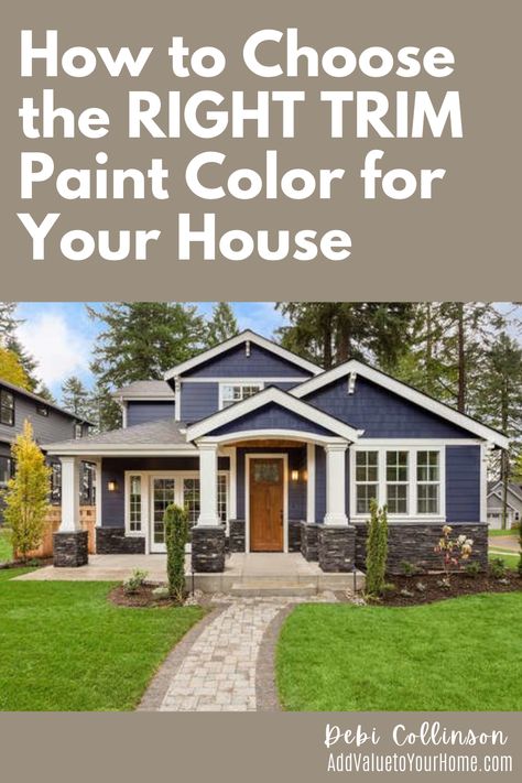 Choosing the correct exterior trim color for your house is important as it impacts the overall look of your house. Likewise, choosing the right size of trim, can effect your home’s exterior and make it a show stopper or if your trim is too skinny, the house can feel off.

#exteriorhousepaintcolor
#exteriorhousetrimcolor
#exteriortrimcolor Wedgewood Blue House Exterior, Exterior House Trim Colors, House Trim Colors Exterior, Exterior Trim Ideas, Exterior Trim Colors, Blue House White Trim, House Trim Exterior, Walnut House, Outside House Paint