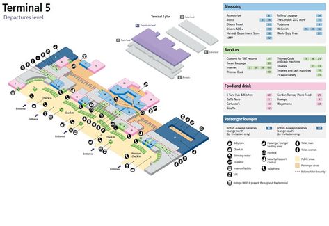 Heathrow Airport Terminal 5 Departures Map Airport Plan, Restaurant Design Plan, Heathrow Airport Terminal 5, Airport Layout, Terminal Design, Graphic Map, Bubble Diagram, London Heathrow Airport, Airport Guide