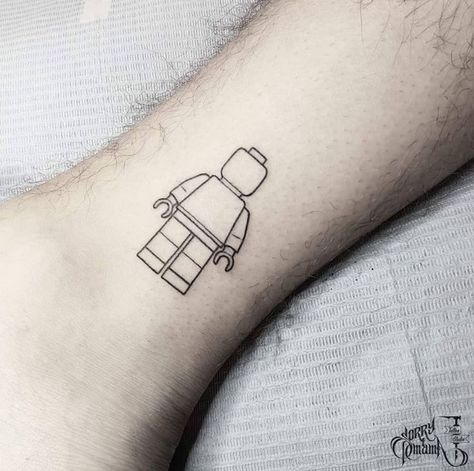 Lego Tattoo, Brother Tattoos, Traditional Tattoo Designs, Food Tattoos, Knight Tattoo, Finger Tattoo For Women, Insect Tattoo, Fox Tattoo, Modern Tattoos