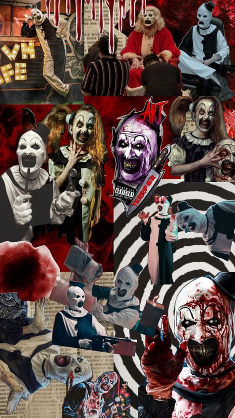 Horror Photography, Art The Clown, Halloween Wallpaper Backgrounds, Iphone Wallpaper Classy, Clowning Around, Horror Movie Characters, The Clown, Halloween Wallpaper, Scary Movies