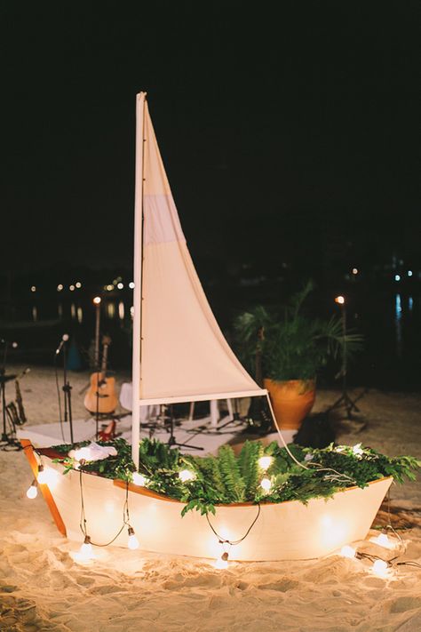 Weeding Themes, Sailing Decor, Sailing Theme, Rustic Beach Wedding, Wedding Philippines, Bridal Car, Bride And Breakfast, Boat Wedding, Boat Decor