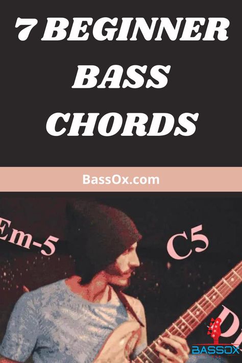 Bass player playing a chord Bass Chords, Chords For Beginners, Bass Guitar Scales, Learn Bass Guitar, Bass Guitar Chords, Guitar Studio, Guitar Tabs Songs, Bass Guitar Lessons, Guitar Scales